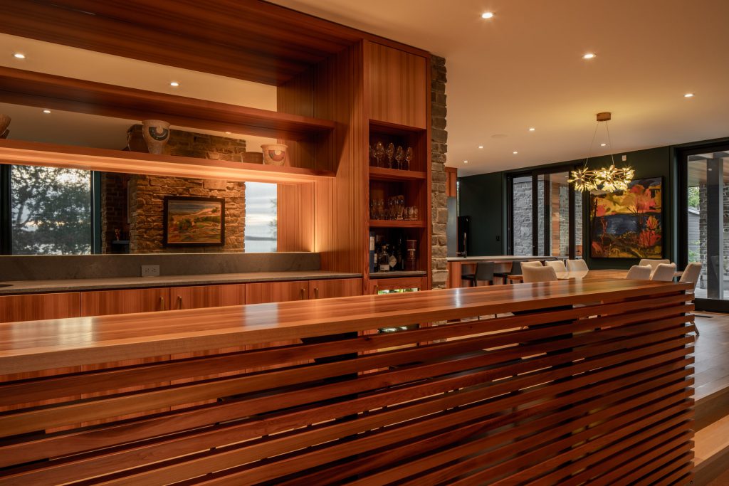 Shot of kitchen custom cabinets from the Elizabeth Parkway project in Rothesay, New Brunswick.